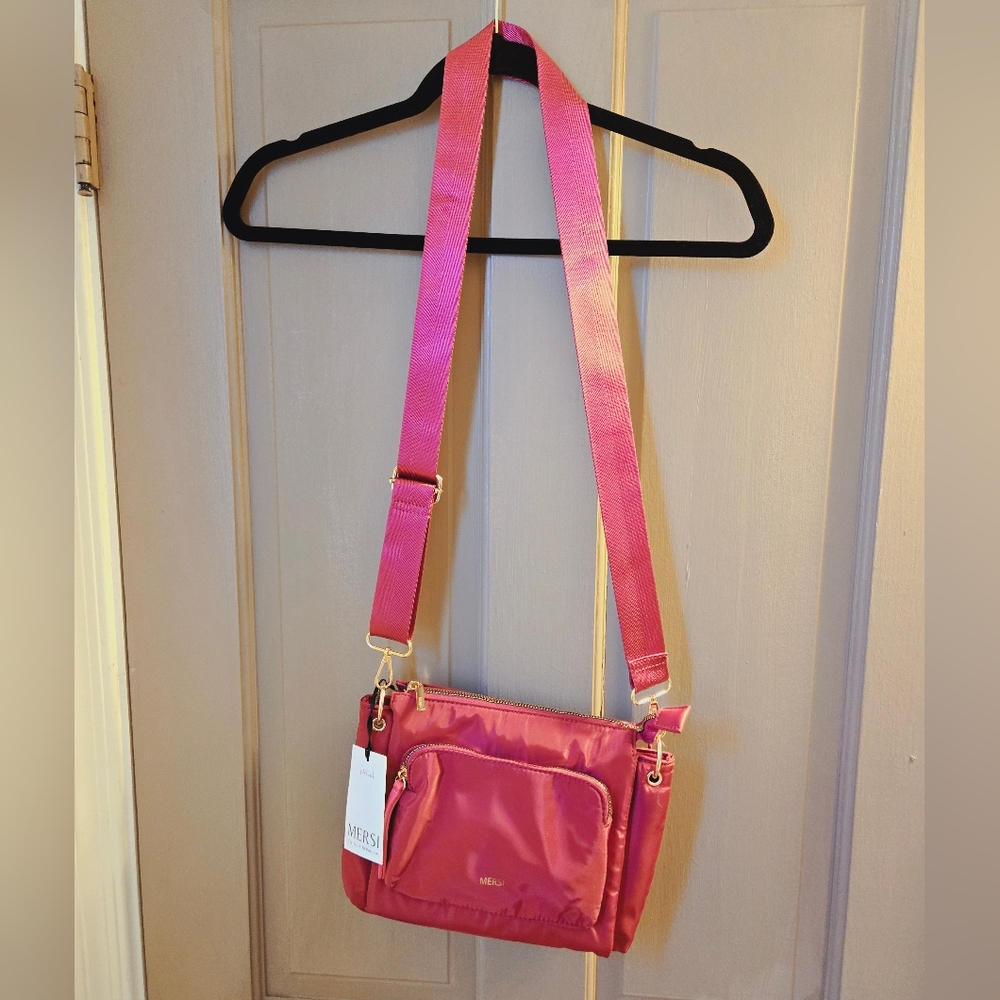 New MERSI Erin Nylon Crossbody - Picture 1 of 7